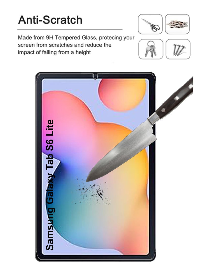 Generic - Samsung Galaxy Tab S6 Lite 2024 10.4 inches Tempered Glass Screen Protector – High Transparency, Delicate Touch, Anti-Explosion, Smooth Arc Edges, Easy Installation, Screen Protector for Samsung Galaxy Tab S6 Lite 2024 10.4 - Image 1