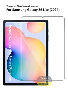 Samsung Galaxy Tab S6 Lite 2024 10.4 inches Tempered Glass Screen Protector – High Transparency, Delicate Touch, Anti-Explosion, Smooth Arc Edges, Easy Installation, Screen Protector for Samsung Galaxy Tab S6 Lite 2024 10.4