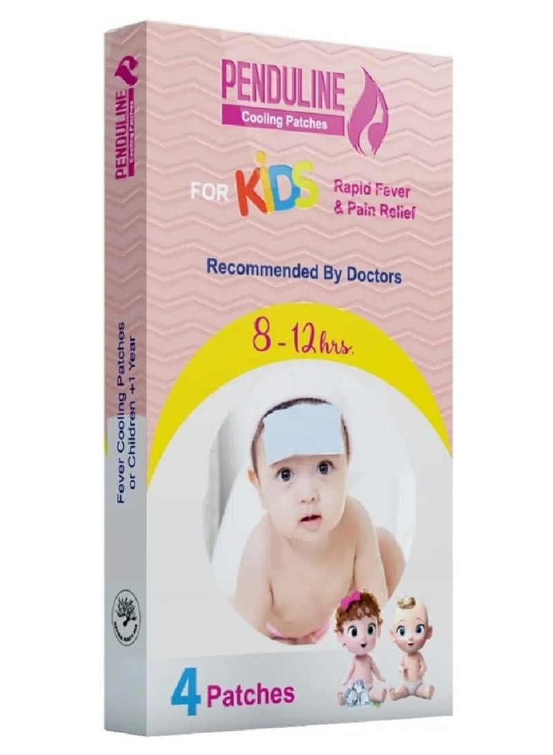 Penduline Cooling Gel Patch | 4 Patches |Reduces Fever Quickly and Effectively | Safe for Baby - Image 2