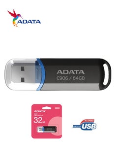 ADATA C906 Compact | 64GB USB 2.0 Flash Drive | Lightweight and Fast Data Transfer | Black  - Image 5