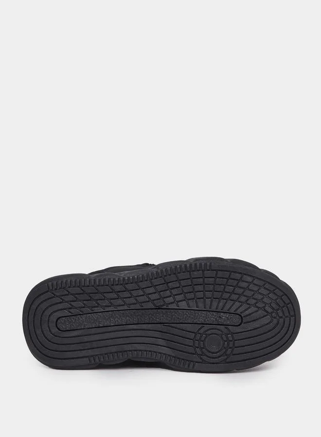 Styli Abstract Chunky Sole Lace Up Sneakers