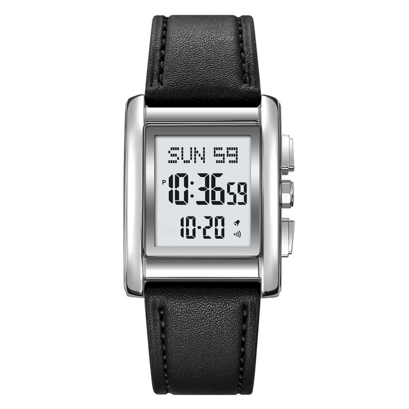 SKMEI 30 Meter Waterproof Multifunction Luminous Electronic Watch Dual Time Display Alarm Clock/Countdown Timer/Seconds Watch Luminous Display - Image 5