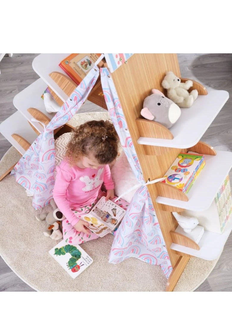خيمة Kidkraft Book Nook مع أرفف