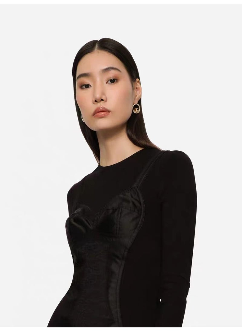 D&G Crystal DG Drop Earrings - Gold-Tone, Sparkling Stones & Iconic Logo for Luxury Evening & Formal Occasions - Image 3