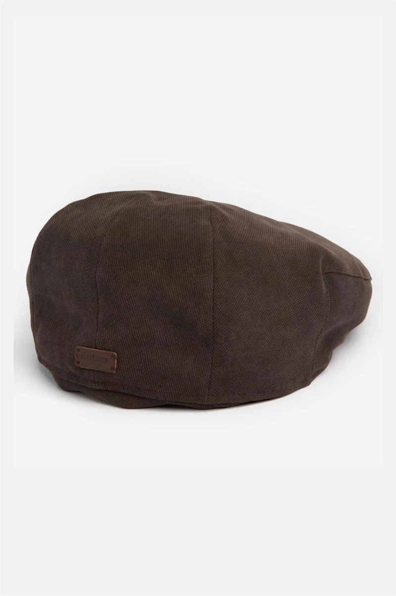 Soylu Store Barbour Waterproof Beaufort Flat Hat BR71 Brown