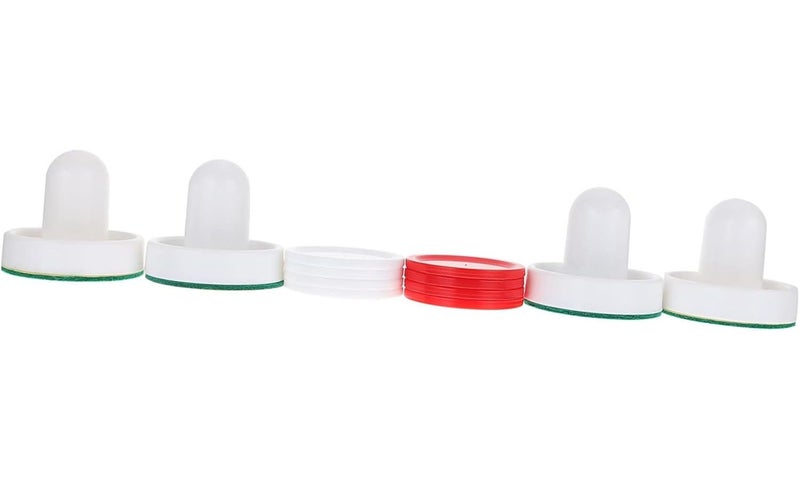Air Hockey Paddles Set with Pushers Durable Game Parts Includes 1 Paddle Pair - Image 1