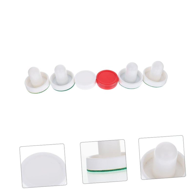 Air Hockey Paddles Set with Pushers Durable Game Parts Includes 1 Paddle Pair - Image 5