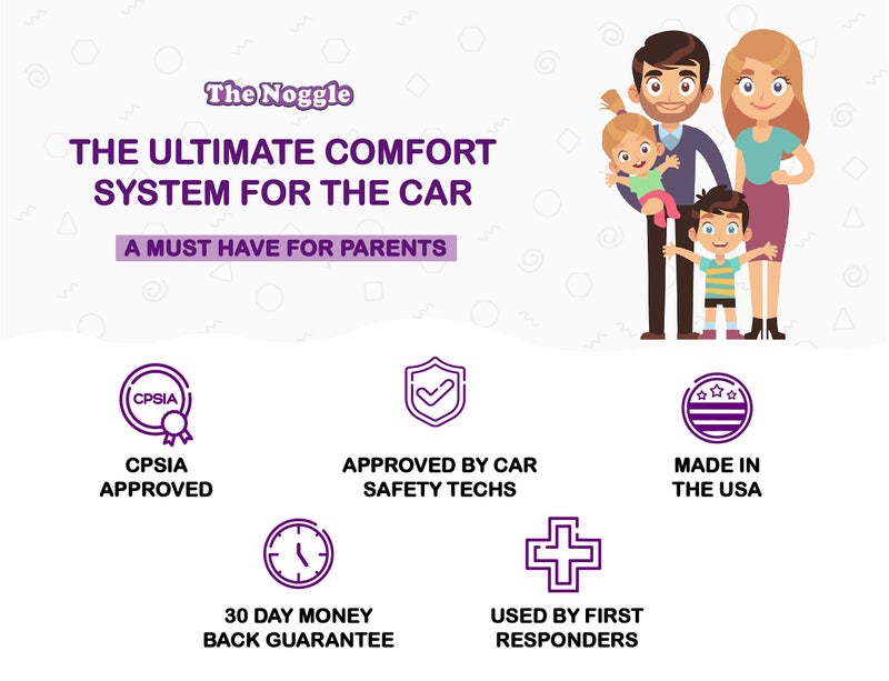 Noggle The Noggle-Making The Backseat Cool Again-Quick & Easy to Use Car Travel Accessories for a Comfy Ride Summer or Winter-Air Vent Extender Hose Directs Cool or Warm Air to Your Kids - 8ft, Black Ice - Image 4