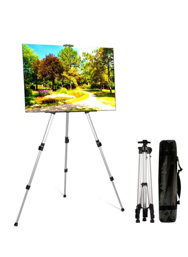 Generic Foldable Multifunctional Easel Retractable Art Easel High-Quality Alloy Freely Adjustable With Holder Portable Storage Bag Sturdy And Easy To Use For Art Beginners, Artists, Painters - Image 1