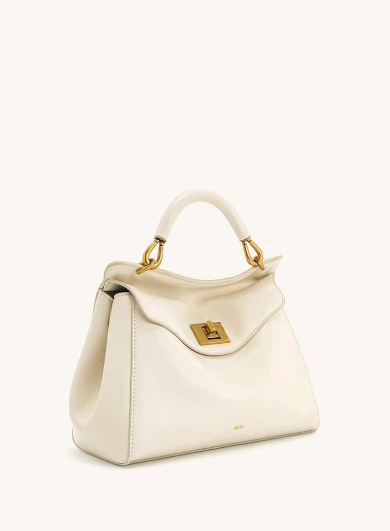 جي دبليو بي النساء New Lucia Tote حقيبة واحدة الكتف حقيبة اليد (أبيض) - Image 3