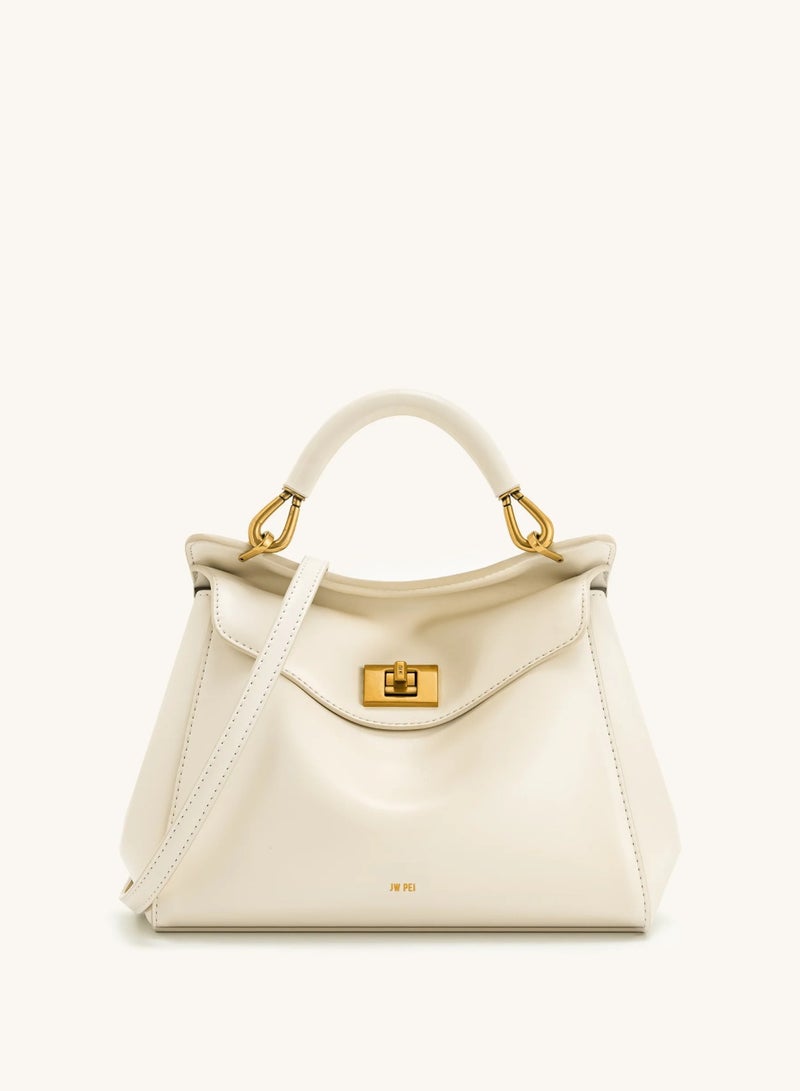 جي دبليو بي النساء New Lucia Tote حقيبة واحدة الكتف حقيبة اليد (أبيض) - Image 1