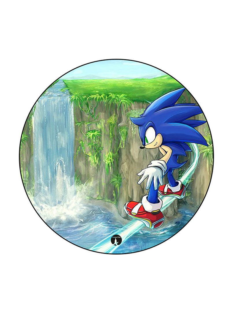 RKN Video Game Sonic Printed Mouse Pad Multicolour