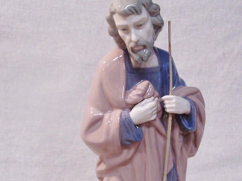 NAO Nao by Lladro Collectible Porcelain Figurine NATIVITY set w Mary Joseph and Baby Jesus  - Image 5