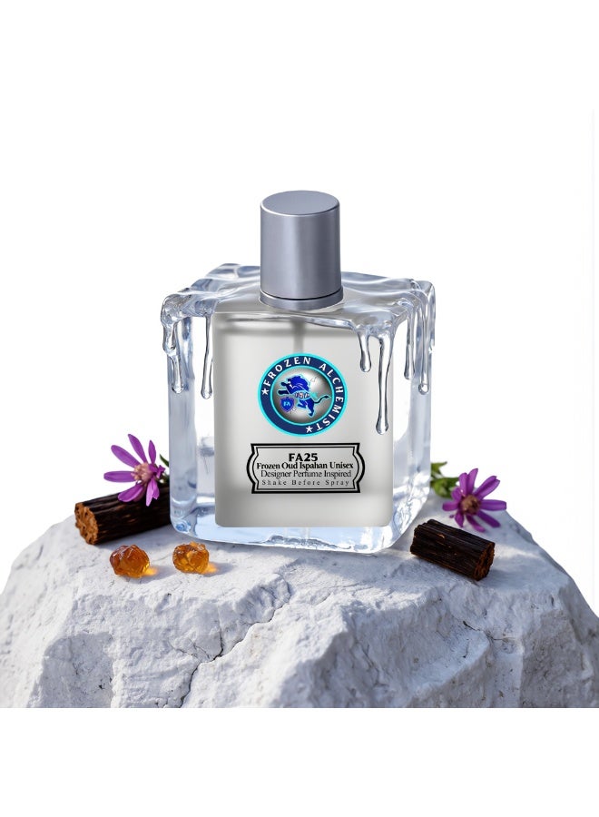 Frozen Alchemist Frozen Oud Ispahan FA25 EDP 100ml By Frozen Alchemist, Inspiration By CD's, Long Lasting Designer Perfume Inspired - Image 2