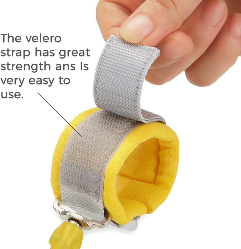 PandaEar حزام أطفال 3 في 1 مع حبال + رابط معصم مضاد للفقدان، حقيبة ظهر أمان للأطفال على شكل نحلة مع حبال للأطفال، حزام مضاد للفقدان للأطفال للبنات والأولاد في الهواء الطلق - Image 5