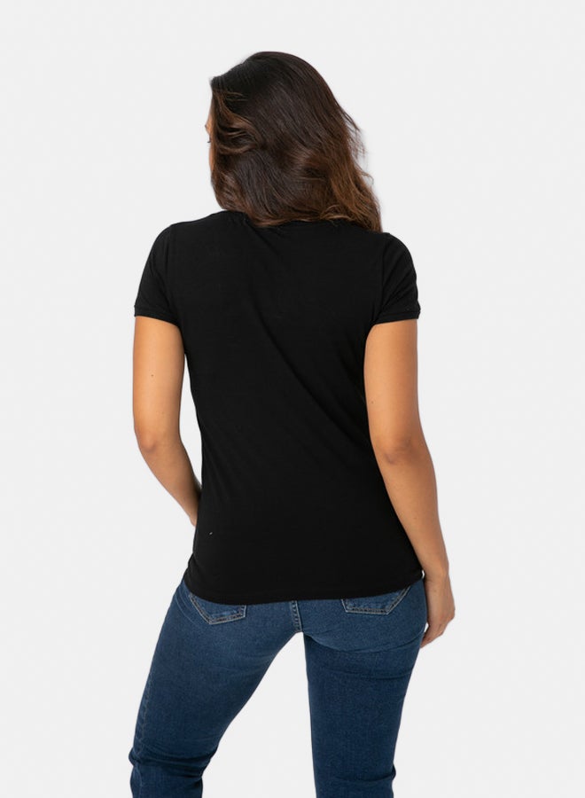 Marco Bergamo V-NECK TOP WITH SHORT SLEEVE - Image 4