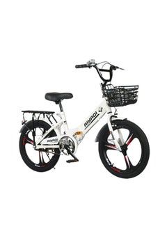 20inch Foldable Mountain Bike High-Carbon Steel Frame Shock Absorber, Lightweight Portable Bike for Women and Men, City Bicycle for Work School