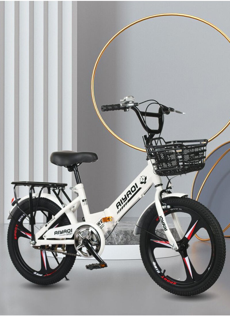Sharpdo - 20inch Foldable Mountain Bike High-Carbon Steel Frame Shock Absorber, Lightweight Portable Bike for Women and Men, City Bicycle for Work School - Image 1