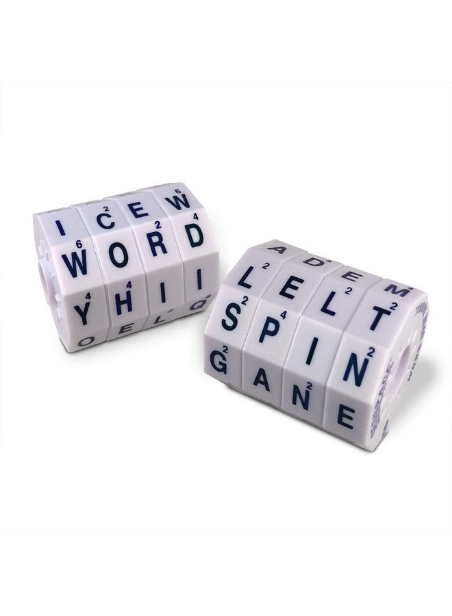 Geospace The Original Word Spin Handheld Magnetic Word Game Travel Edition with Storage Pouch - Image 3