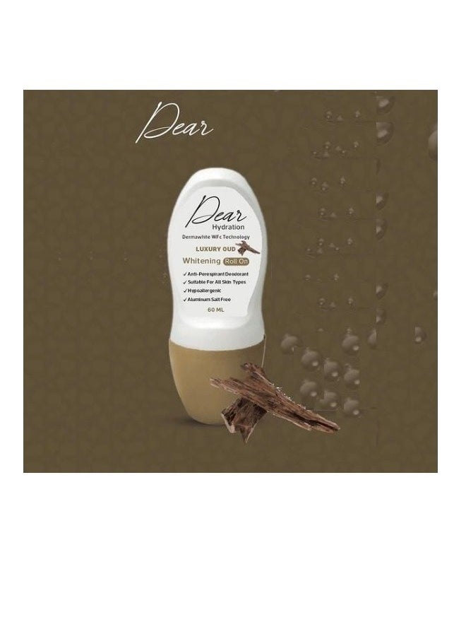 DEAR - Whitening Deodorant Roll On Luxury Oud - Image 1