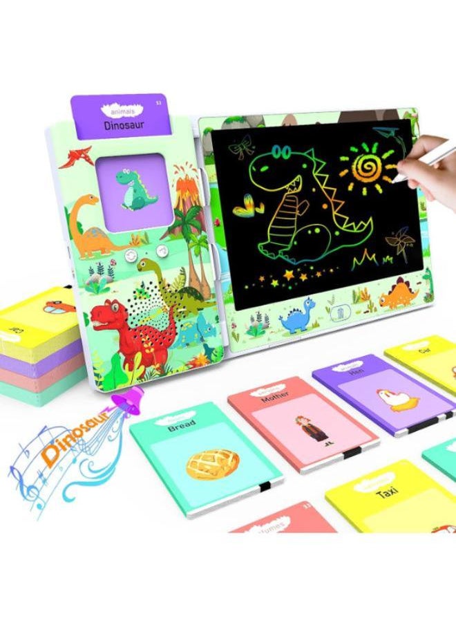 Talking Flash Cards with LCD Writing Tablet, Speech Therapy Toys for Toddlers, Autism Sensory Toys 224 Sight Words code (S15-735)  - Image 2