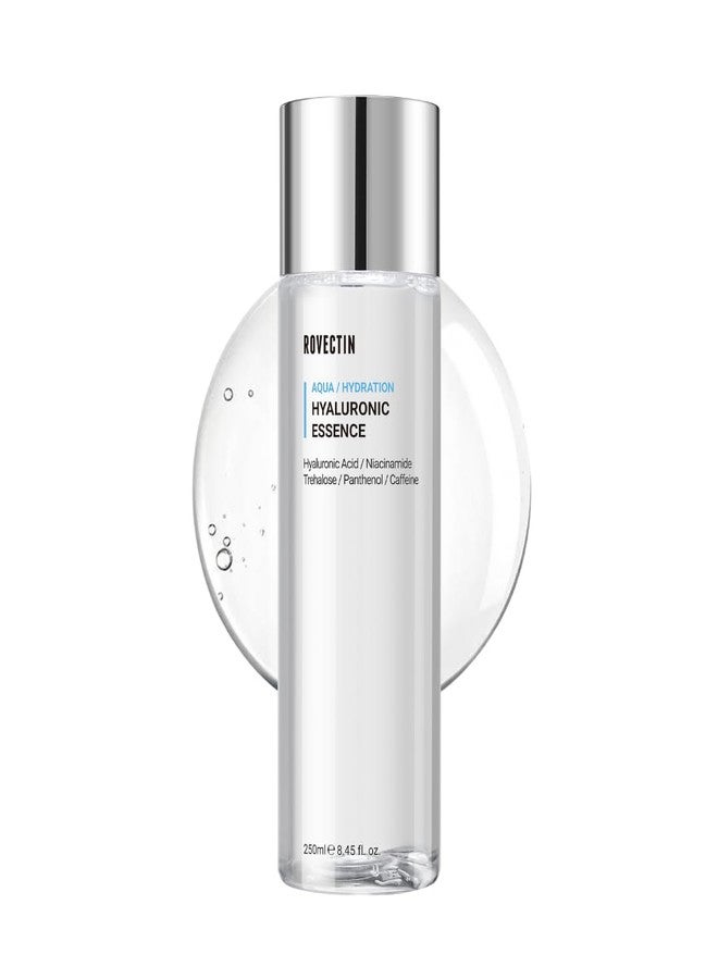 ROVECTIN Aqua Hyaluronic Essence for Sensitive Skin | 100% Vegan-Cruelty Free Korean Skincare | Anti-Aging, Deep Hydration Toner with Niacinamide & 7 Layers of Hyaluronic Acid | 8.45 fl oz (250ml - Image 1