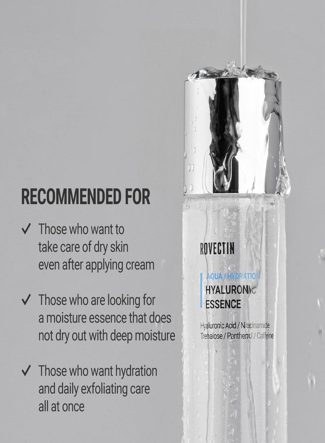 ROVECTIN Aqua Hyaluronic Essence for Sensitive Skin | 100% Vegan-Cruelty Free Korean Skincare | Anti-Aging, Deep Hydration Toner with Niacinamide & 7 Layers of Hyaluronic Acid | 8.45 fl oz (250ml - Image 3