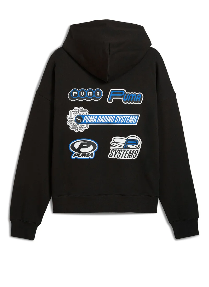 بوما ARCHIVE Graphic Boxy Hoodie