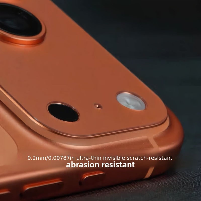 4pcs iPhone 17 Pro Max Flexible Transparent PET Lens Base Protective Film Hollow Design Easy Remove No Residue - Image 2