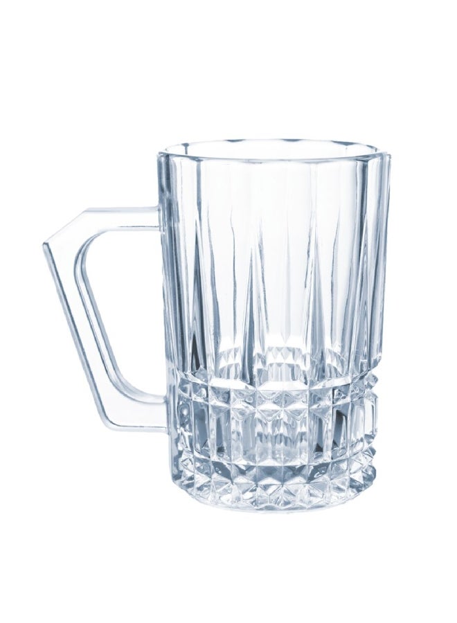 لومينارك كوب قهوة زجاجي ديكوري متين من تمب إليزي شفاف  مل