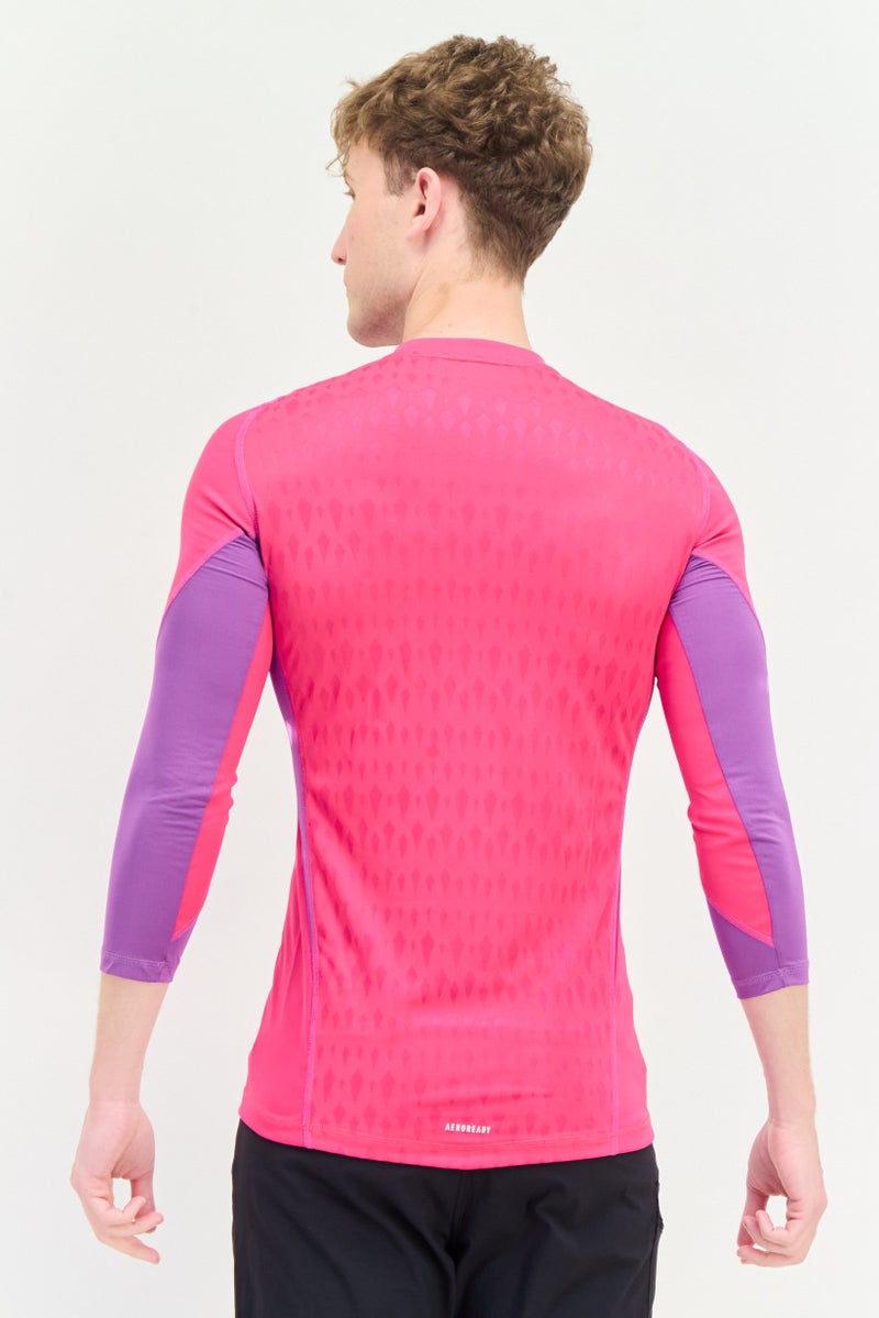 Adidas قميص تدريب بأكمام طويلة للرجال بتصميم نحيف، متعدد الألوان - Image 2