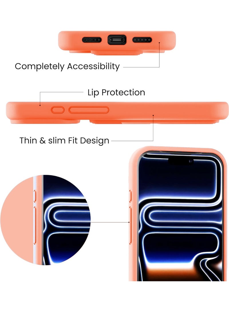 بورتوني حافظة آيفون 17 برو ماكس، غطاء بمسند للأصابع لهاتف آيفون 17 برو ماكس، حافظة هاتف مغناطيسية متعددة المواقف عمودية وأفقية من السيليكون الناعم لهاتف آيفون 17 برو ماكس 6.9 بوصة - Image 3