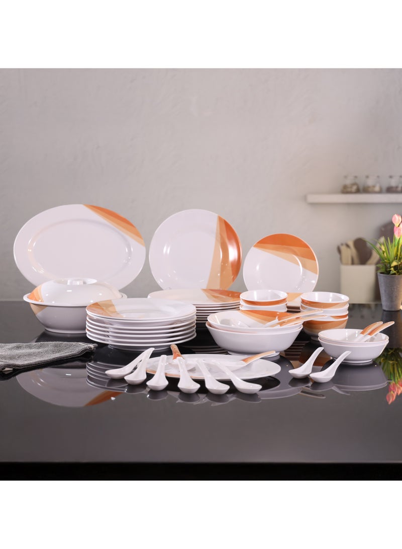 Delcasa 54 pcs Melamine Ware Dinner Set DC2107 - Image 5