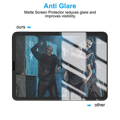 Ambison[1 Pack Matte Glass Screen Protector Compatible with iPad Pro 11, Anti Glare&Fingerprint/Smooth as Silk/Tempered Glass Scratch-Resistant (iPad Pro 11 2022-2Pack) - Image 3
