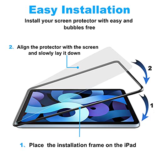 Ambison[1 Pack Matte Glass Screen Protector Compatible with iPad Pro 11, Anti Glare&Fingerprint/Smooth as Silk/Tempered Glass Scratch-Resistant (iPad Pro 11 2022-2Pack) - Image 4