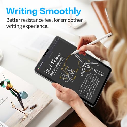Ambison[1 Pack Matte Glass Screen Protector Compatible with iPad Pro 11, Anti Glare&Fingerprint/Smooth as Silk/Tempered Glass Scratch-Resistant (iPad Pro 11 2022-2Pack) - Image 2