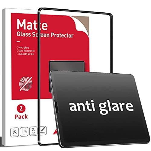 Ambison[1 Pack Matte Glass Screen Protector Compatible with iPad Pro 11, Anti Glare&Fingerprint/Smooth as Silk/Tempered Glass Scratch-Resistant (iPad Pro 11 2022-2Pack) - Image 1