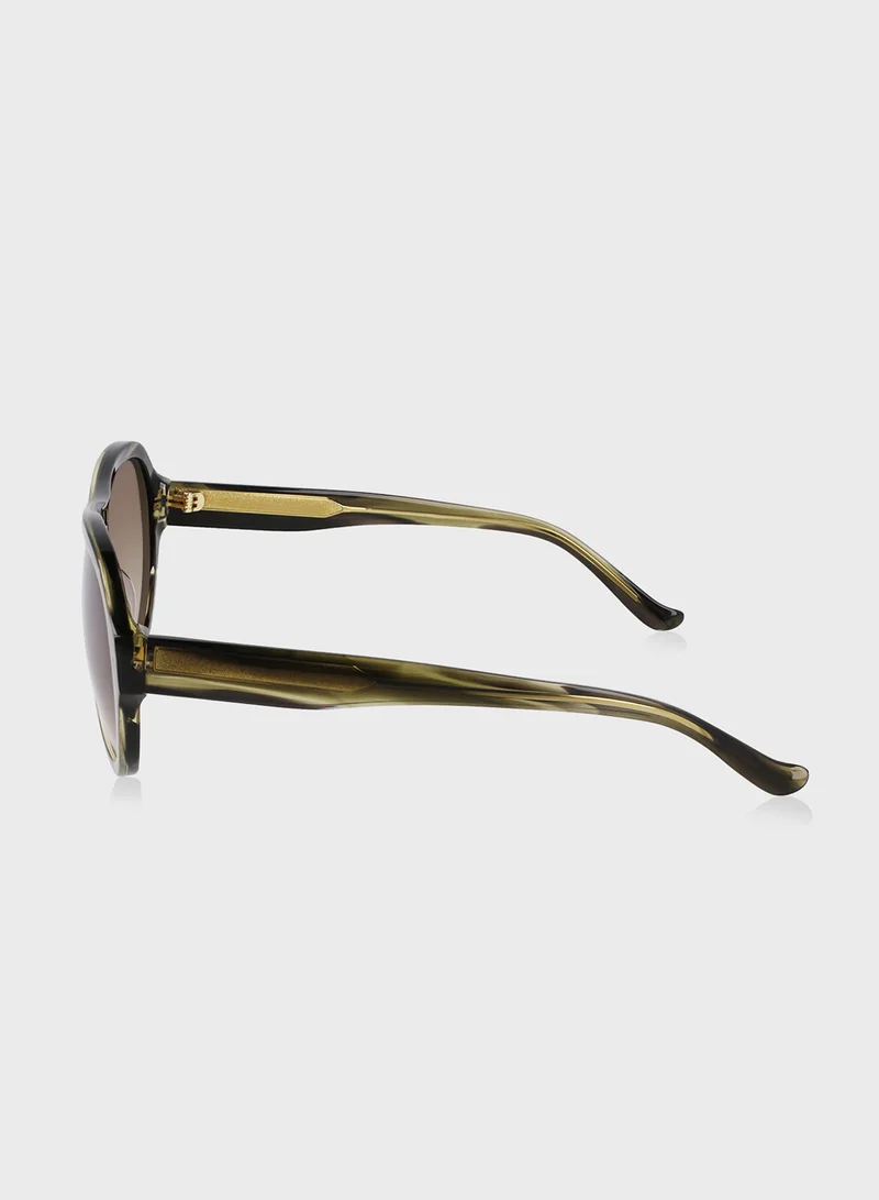 Donna Karan Aviator Sunglasses