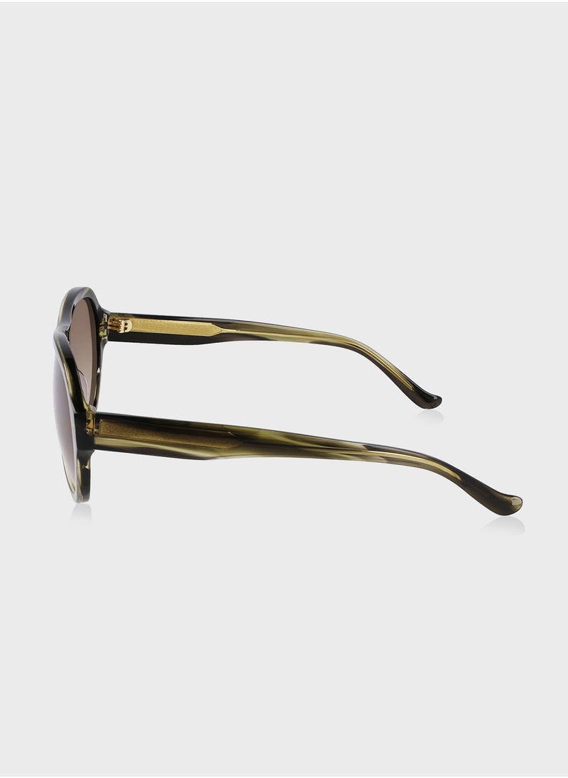 Donna Karan Aviator Sunglasses  - Image 3