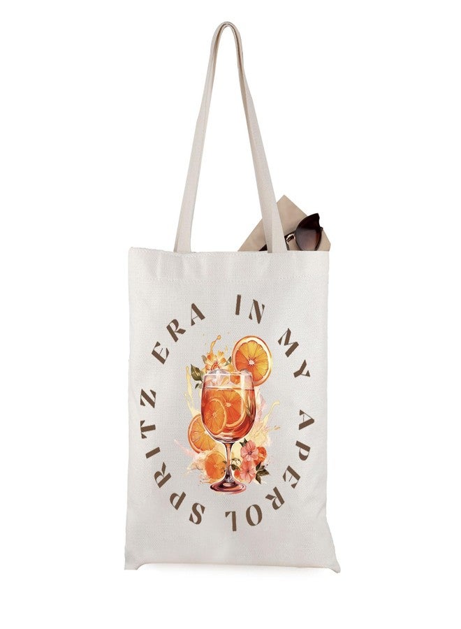 WCGXKO Aperol Cocktail Themed Tote Bag Italian Summer Cocktail Gift - Image 1