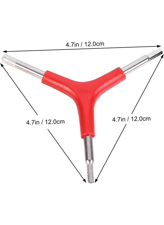 EasyLife - Three-Prong Wrench Torque Wrenches Internal Hex Wrench Bicycle Repair Wrench 3-Way Hex Wrench Appendix Sleeve Travel Wrench Steel - Image 1
