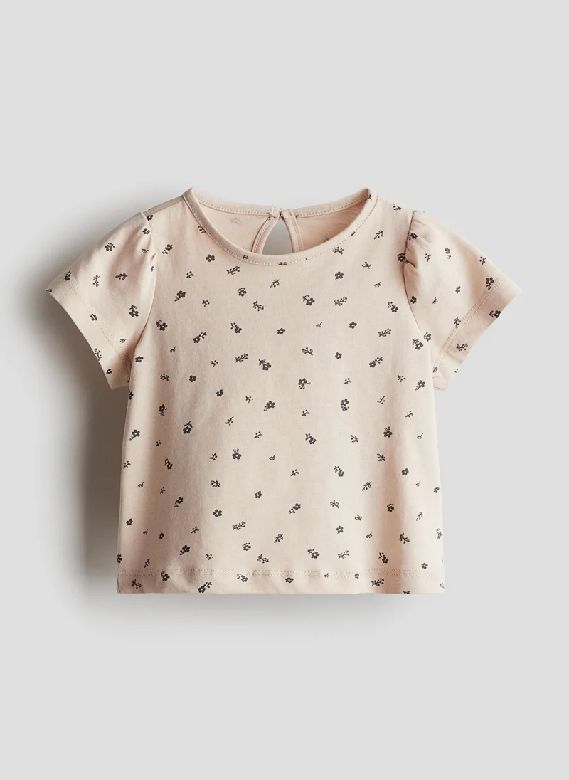 H&M Printed Jersey Top