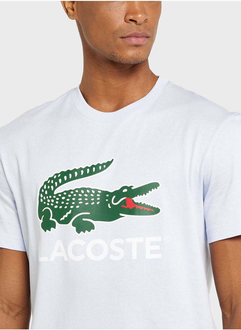 LACOSTE - Logo Crew Neck T-Shirt - Image 1