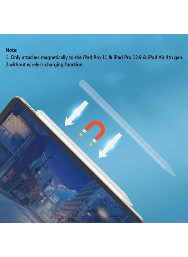 قلم ستايلس للآيباد – شحن سريع، دعم منع لمس اليد، حساس للإمالة، متوافق مع أجهزة iPad المختلفة - Image 3