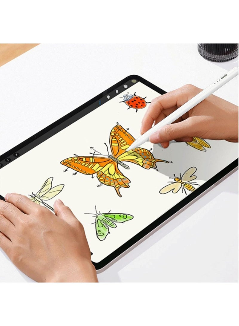 قلم ستايلس للآيباد – شحن سريع، دعم منع لمس اليد، حساس للإمالة، متوافق مع أجهزة iPad المختلفة - Image 2