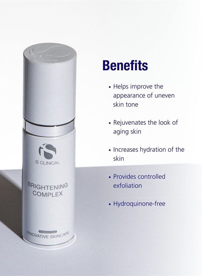 iS CLINICAL مجمع تفتيح البشرة، مجمع تفتيح البشرة، يعالج بقع العمر والتصبغ - Image 4
