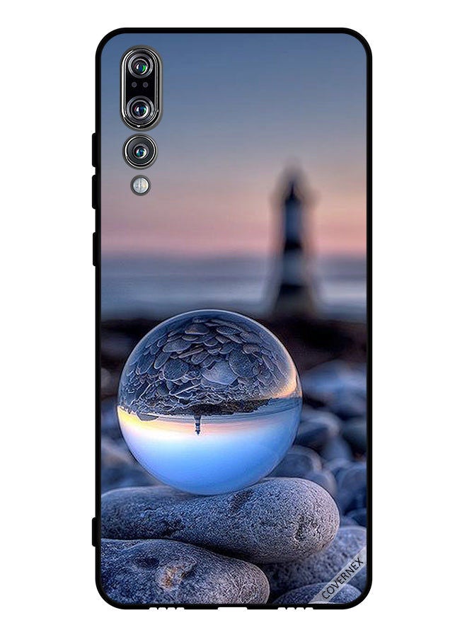 Covernex Protective Case Cover For Huawei P20 Pro Awesome Photgraphy Of Nature In Round Glass  - Image 1