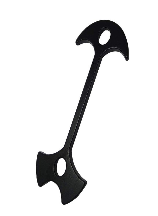 BPNHNA 10pcs Fishbone Tent Stakes Pegs Lengthen Deck Nail Anchor Stopper Guyline Tensioner Camping Accessories(Black) - Image 5