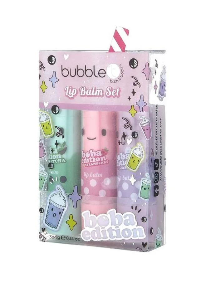 بابل تي كوزميتيكس Boba Lip Balm Set, Savings 33%