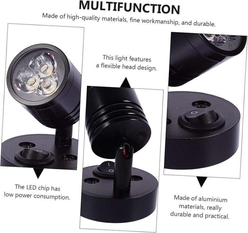 Luxshiny Led Ceiling Light Lamp Rv Suction Wall Light Yacht Beads Low Voltage Brightness - Image 2